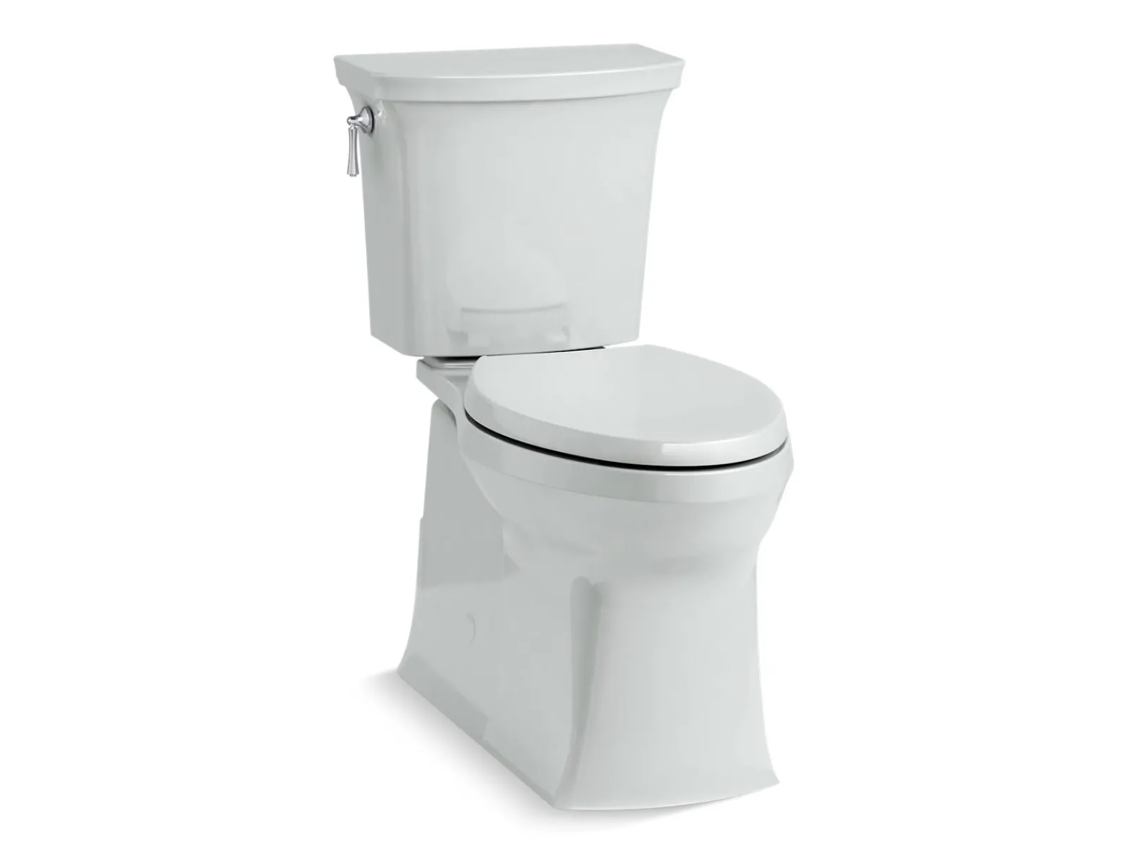 ContinuousClean XT two-piece elongated toilet with skirted trapway, 1.28 gpf^Kohler Online