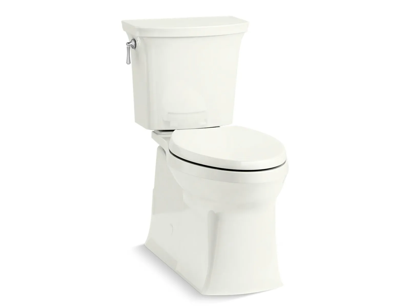 ContinuousClean XT two-piece elongated toilet with skirted trapway, 1.28 gpf^Kohler Online