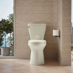 ContinuousClean XT two-piece elongated toilet with skirted trapway, 1.28 gpf^Kohler Outlet