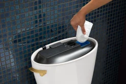 ContinuousClean XT two-piece elongated toilet with skirted trapway, 1.28 gpf^Kohler Outlet