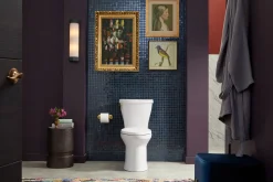 ContinuousClean XT two-piece elongated toilet with skirted trapway, 1.28 gpf^Kohler Outlet
