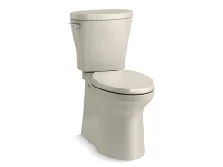 ContinuousClean XT two-piece elongated toilet with skirted trapway, 1.28 gpf^Kohler Outlet