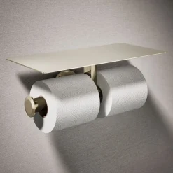 Covered double toilet paper holder^Kohler Hot