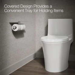 Covered double toilet paper holder^Kohler Hot