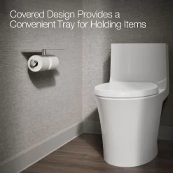 Covered double toilet paper holder^Kohler Hot