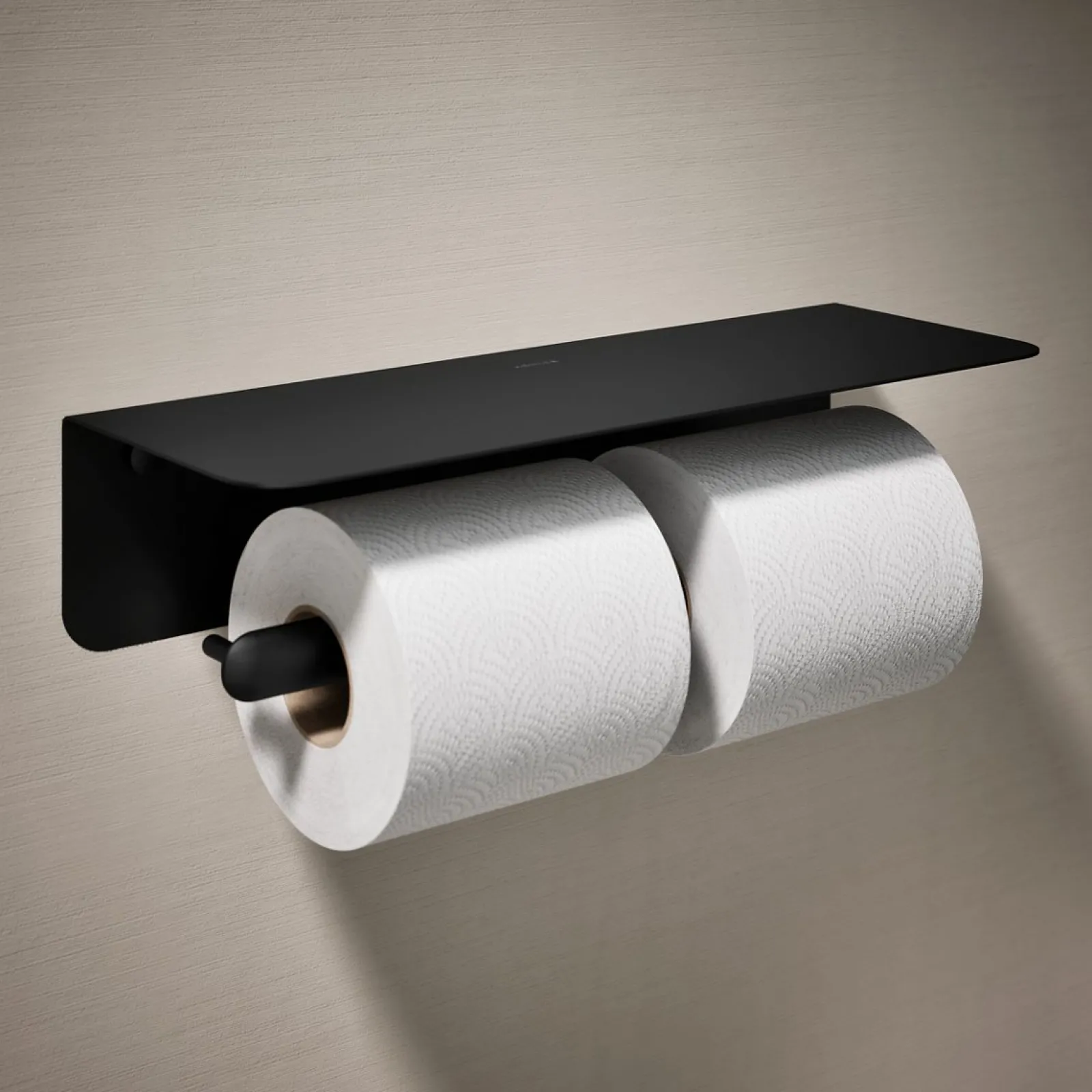 Covered double toilet paper holder^Kohler Hot