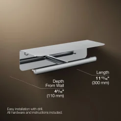Covered double toilet paper holder^Kohler Hot