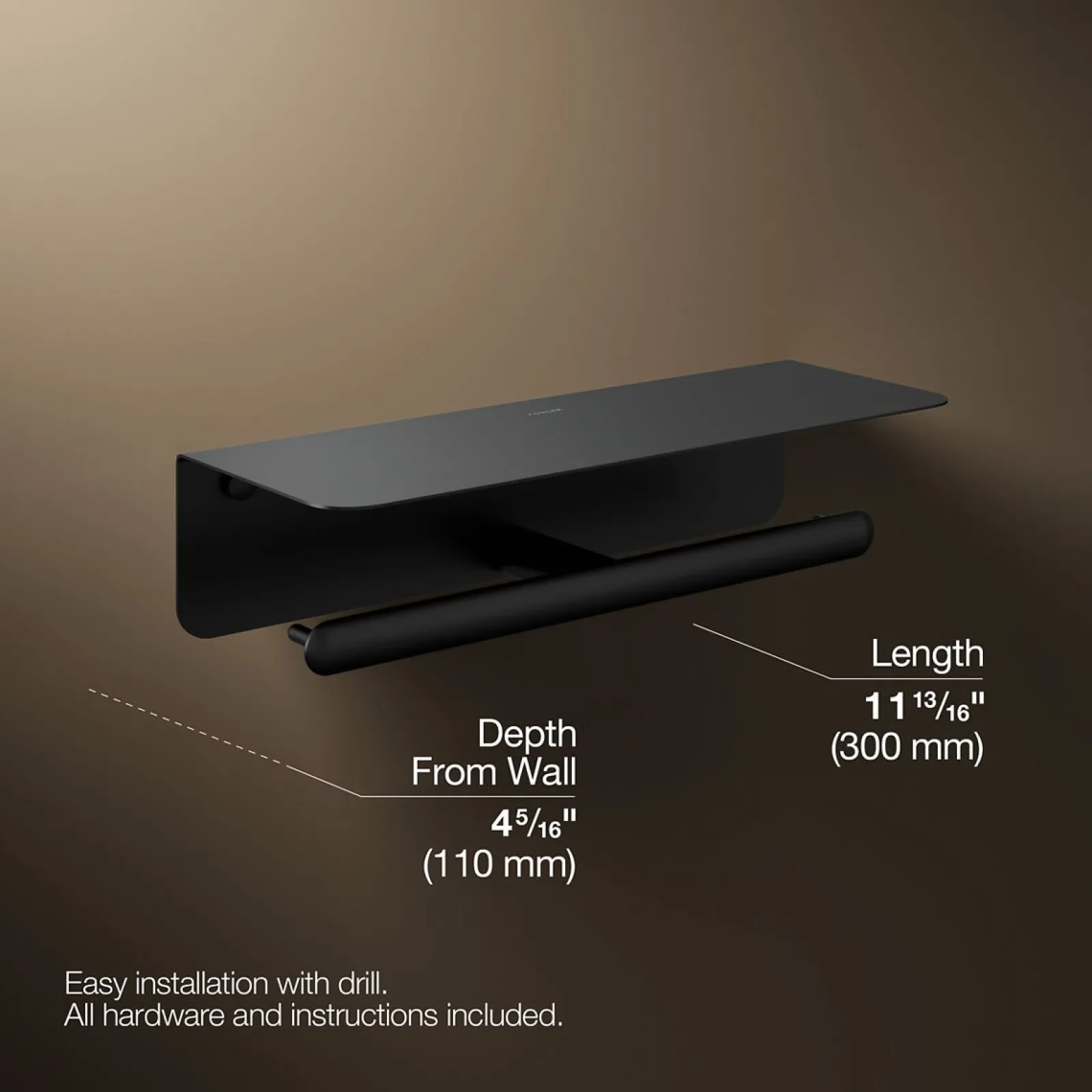 Covered double toilet paper holder^Kohler Hot