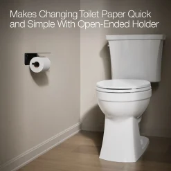 Covered horizontal toilet paper holder^Kohler New