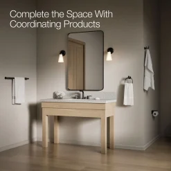Covered horizontal toilet paper holder^Kohler New