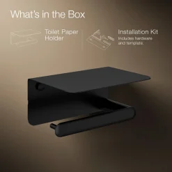 Covered horizontal toilet paper holder^Kohler New