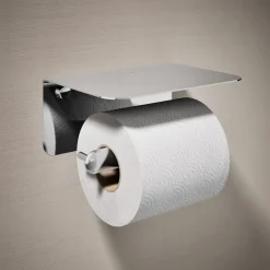 Covered horizontal toilet paper holder^Kohler New