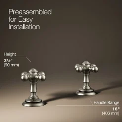 Cross bathroom sink faucet handles^Kohler Outlet