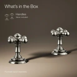 Cross bathroom sink faucet handles^Kohler Outlet