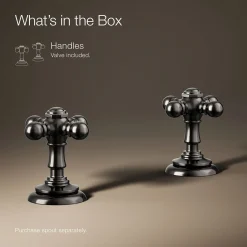Cross bathroom sink faucet handles^Kohler Outlet