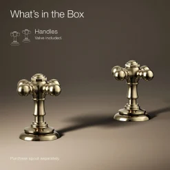 Cross bathroom sink faucet handles^Kohler Outlet