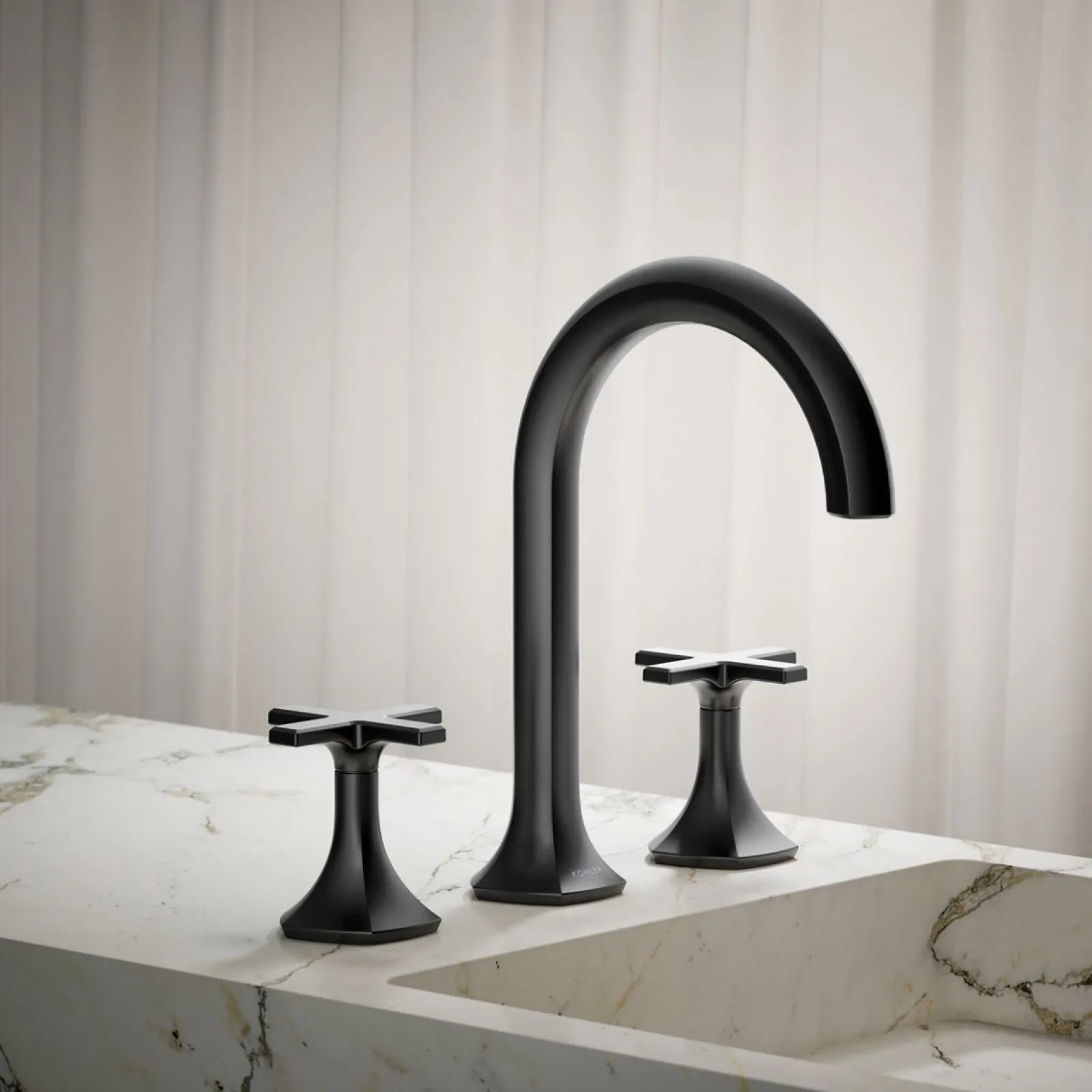 Cross bathroom sink faucet handles^Kohler Online
