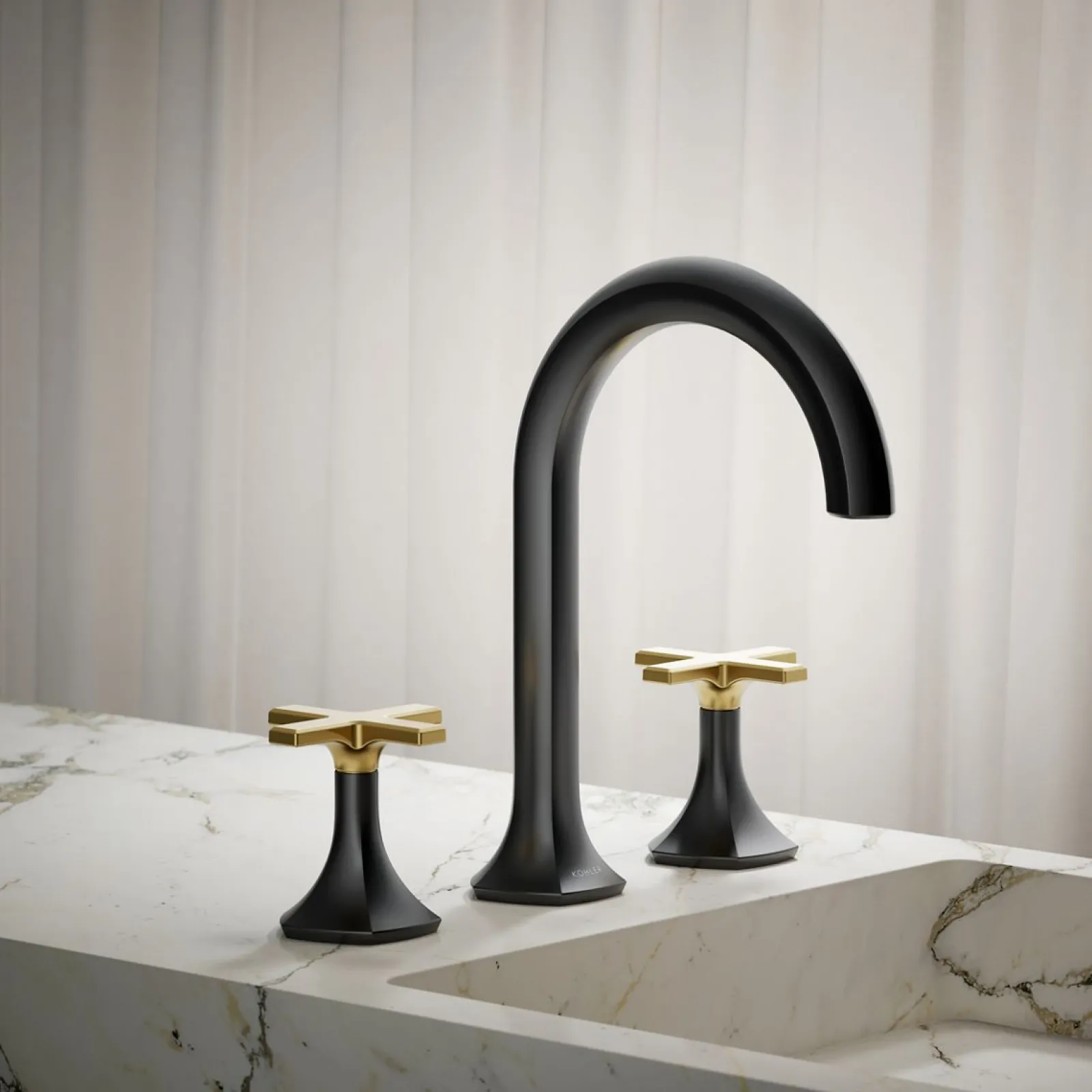 Cross bathroom sink faucet handles^Kohler Online