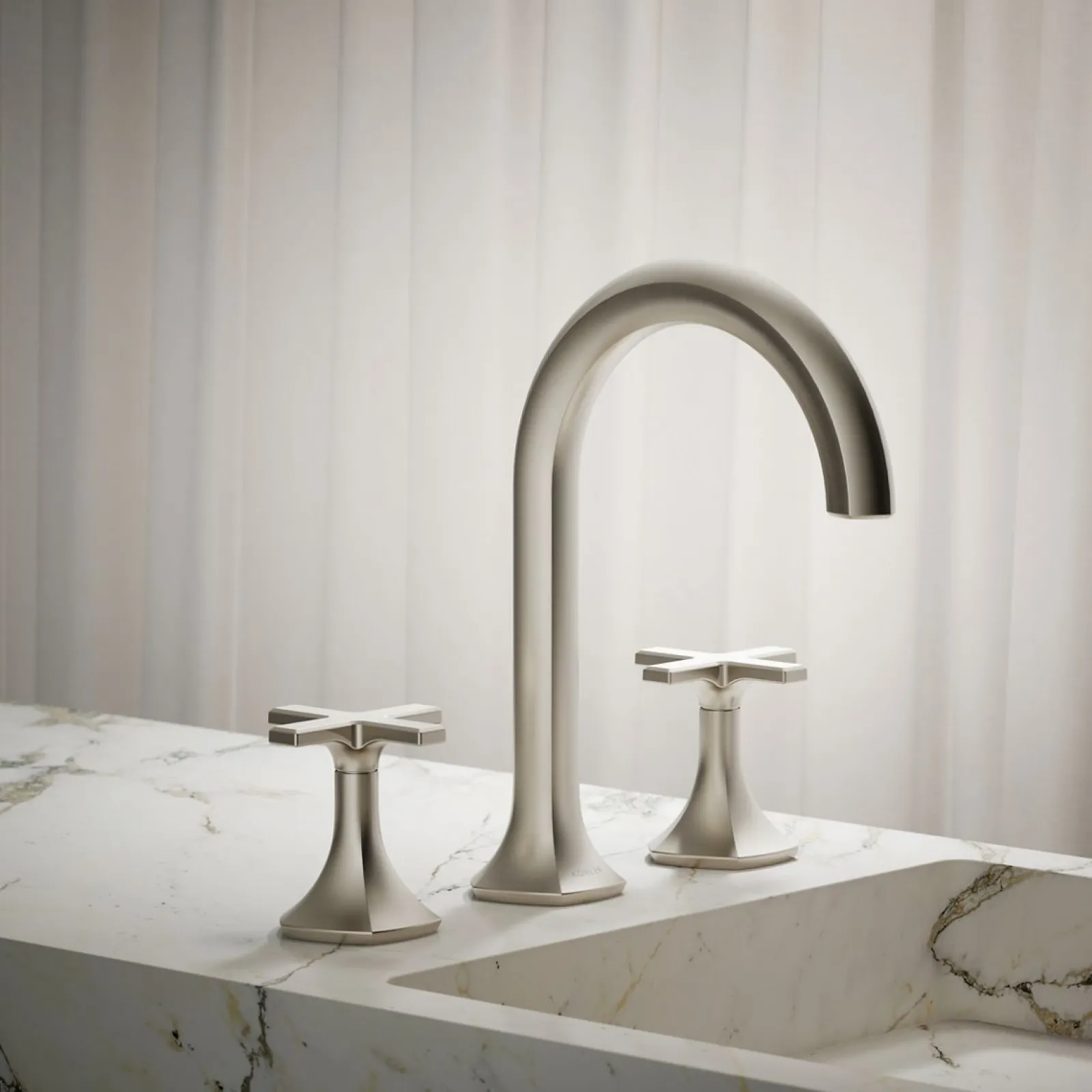 Cross bathroom sink faucet handles^Kohler Online