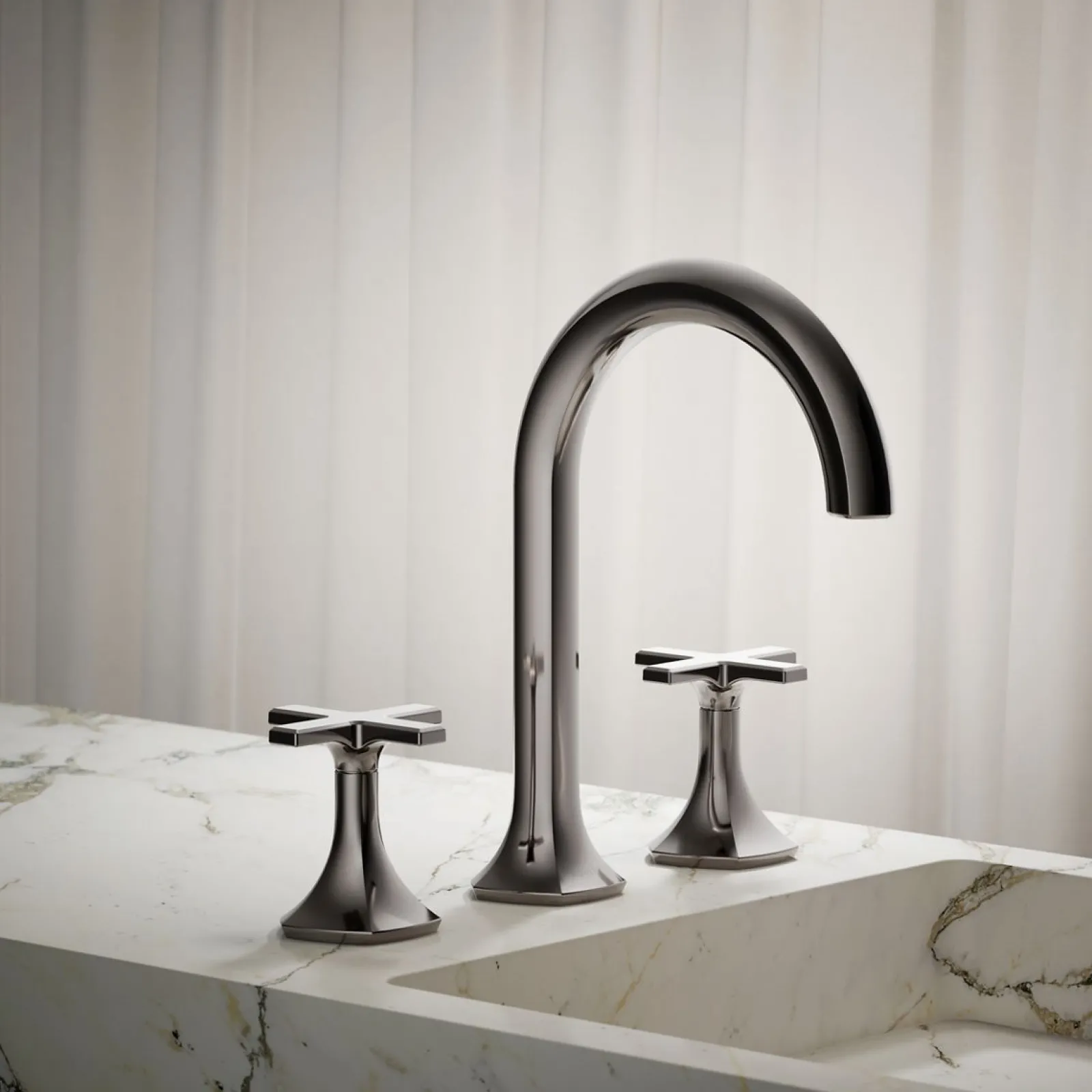 Cross bathroom sink faucet handles^Kohler Online