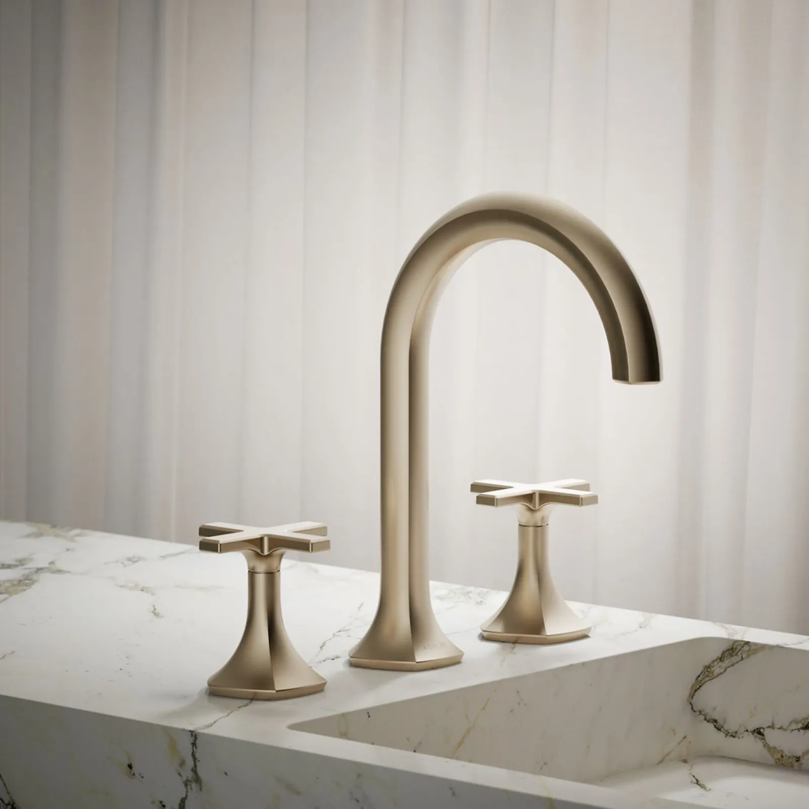 Cross bathroom sink faucet handles^Kohler Online