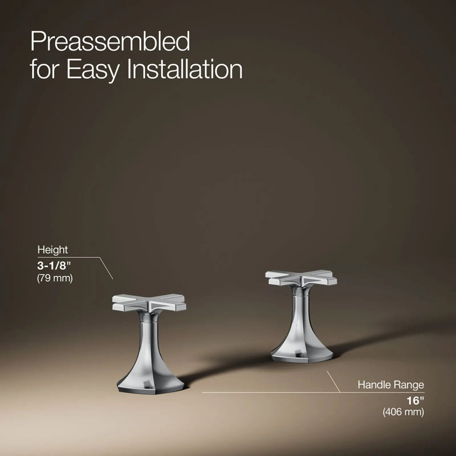 Cross bathroom sink faucet handles^Kohler Online