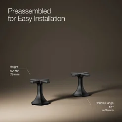 Cross bathroom sink faucet handles^Kohler Online