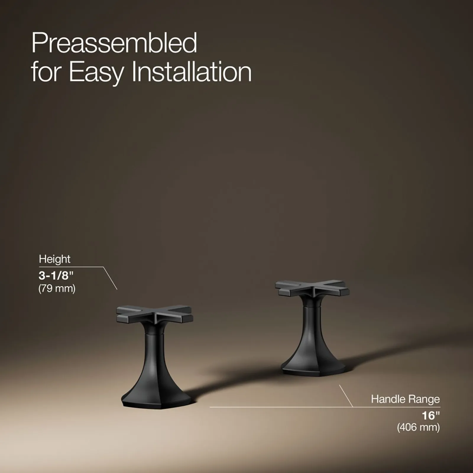 Cross bathroom sink faucet handles^Kohler Online