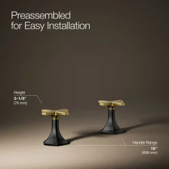 Cross bathroom sink faucet handles^Kohler Online