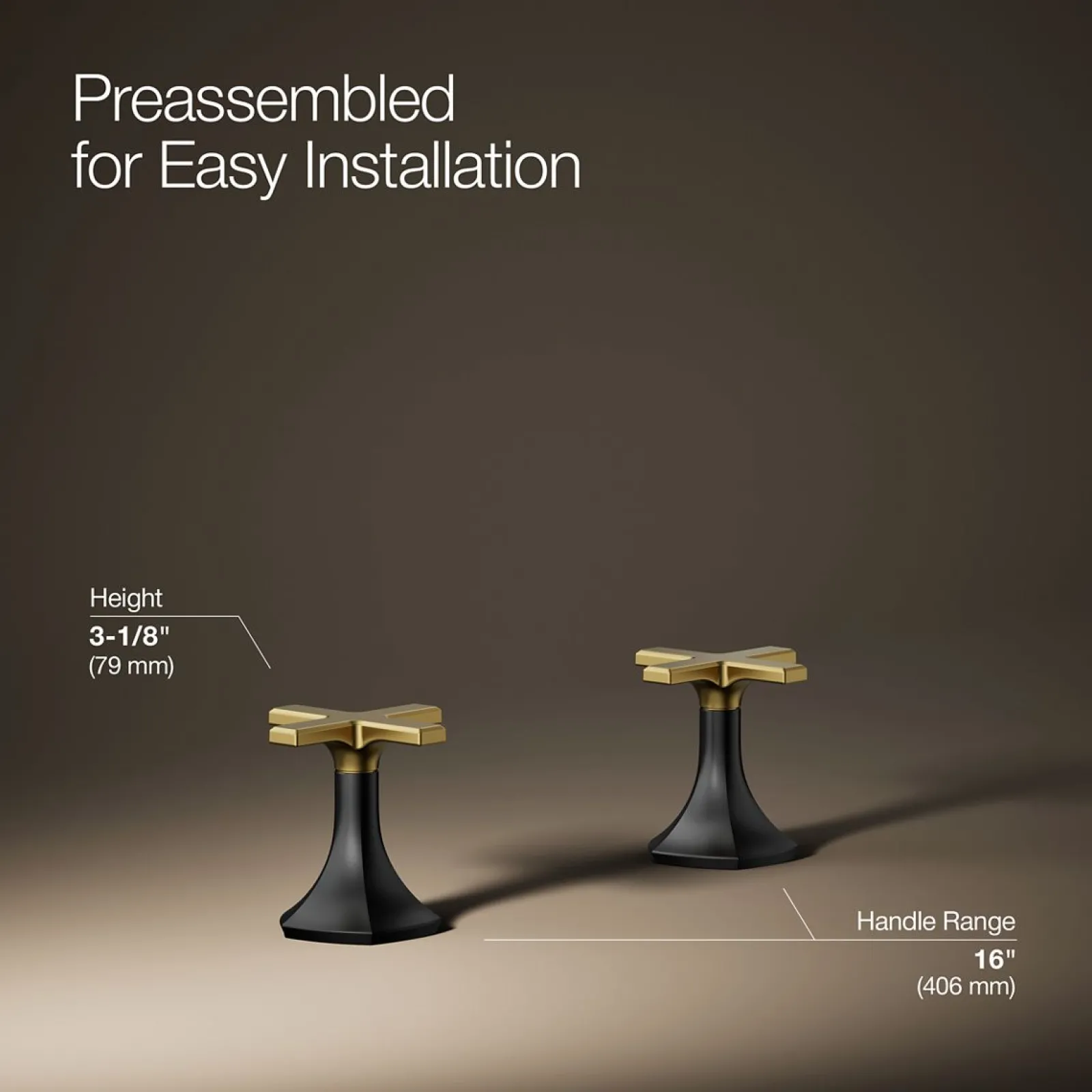 Cross bathroom sink faucet handles^Kohler Online