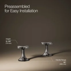 Cross bathroom sink faucet handles^Kohler Online