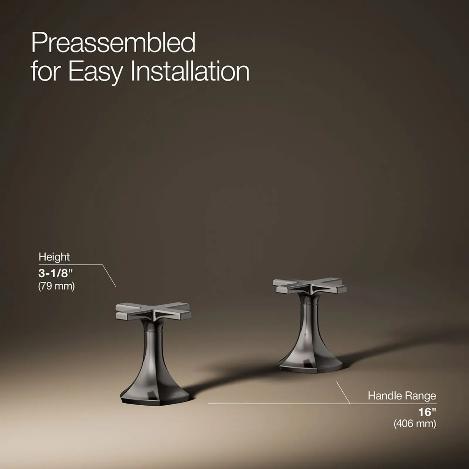 Cross bathroom sink faucet handles^Kohler Online