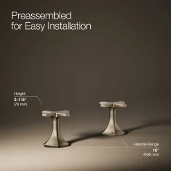 Cross bathroom sink faucet handles^Kohler Online