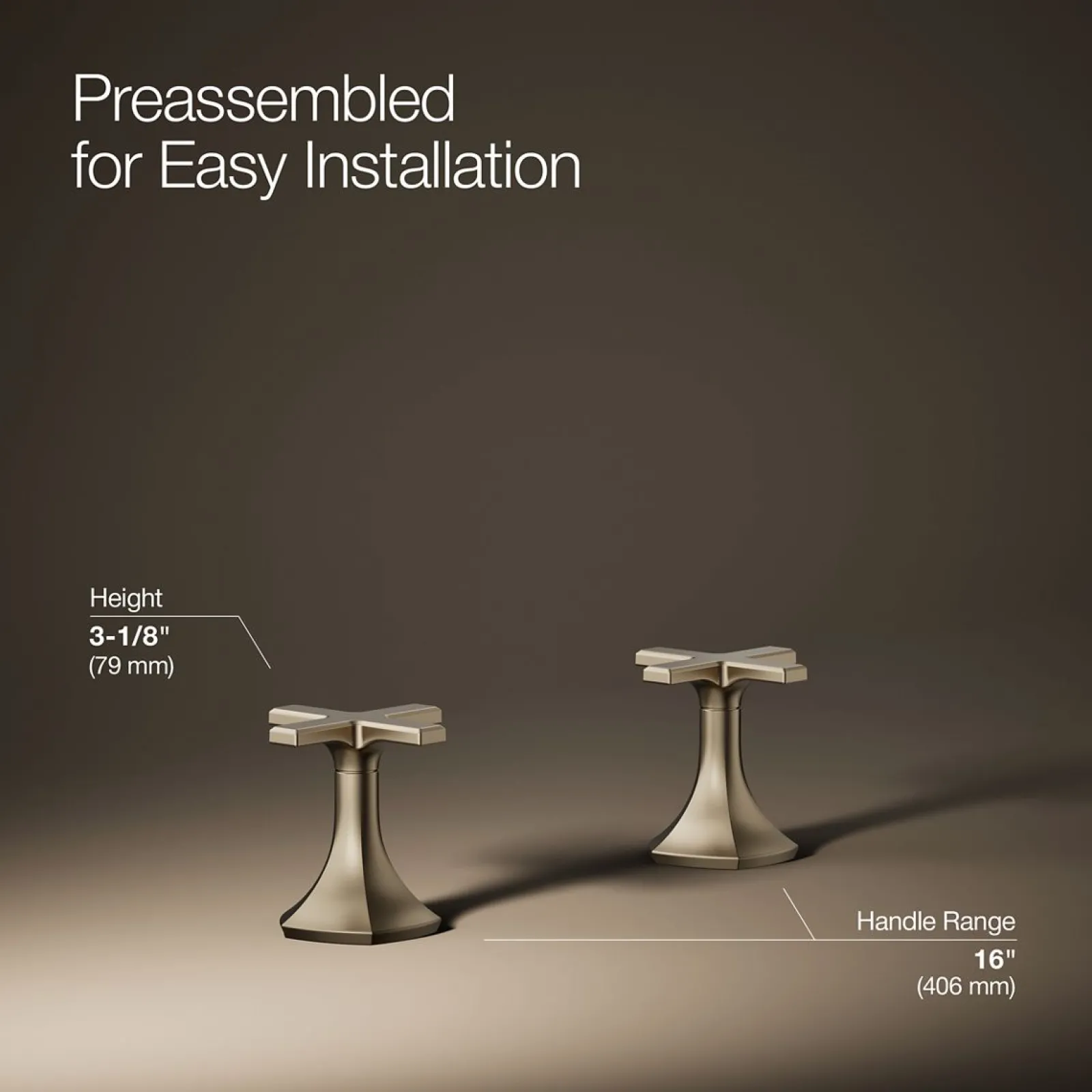 Cross bathroom sink faucet handles^Kohler Online