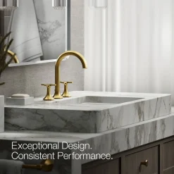 Cross bathroom sink faucet handles^Kohler Online