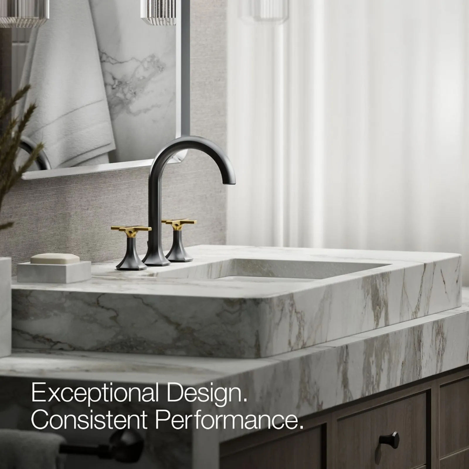 Cross bathroom sink faucet handles^Kohler Online