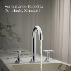 Cross bathroom sink faucet handles^Kohler Online
