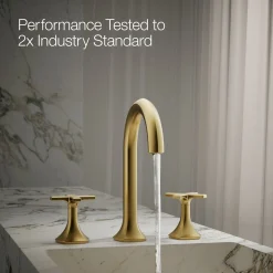 Cross bathroom sink faucet handles^Kohler Online