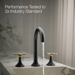 Cross bathroom sink faucet handles^Kohler Online