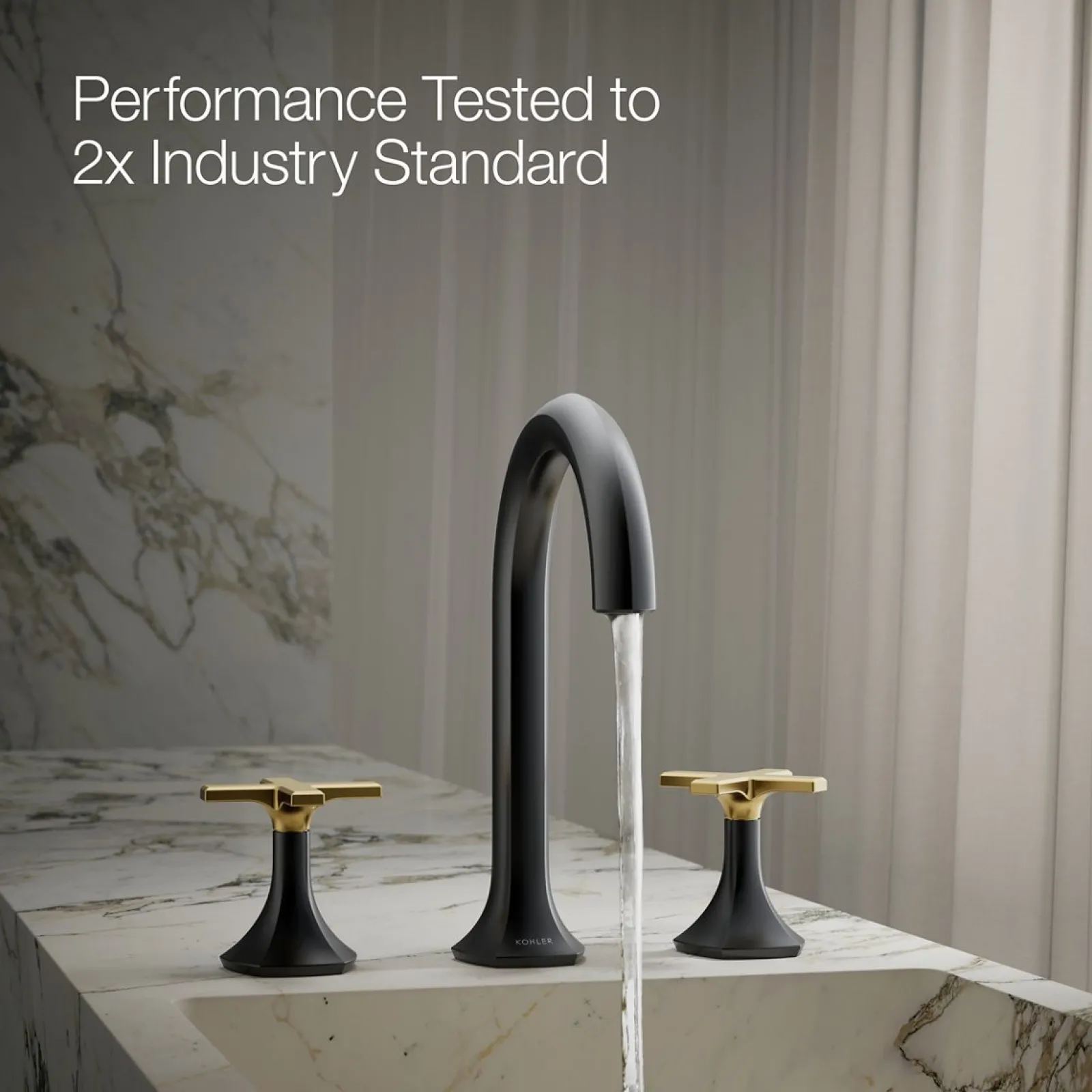 Cross bathroom sink faucet handles^Kohler Online