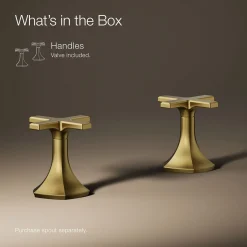 Cross bathroom sink faucet handles^Kohler Online
