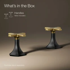 Cross bathroom sink faucet handles^Kohler Online