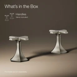 Cross bathroom sink faucet handles^Kohler Online