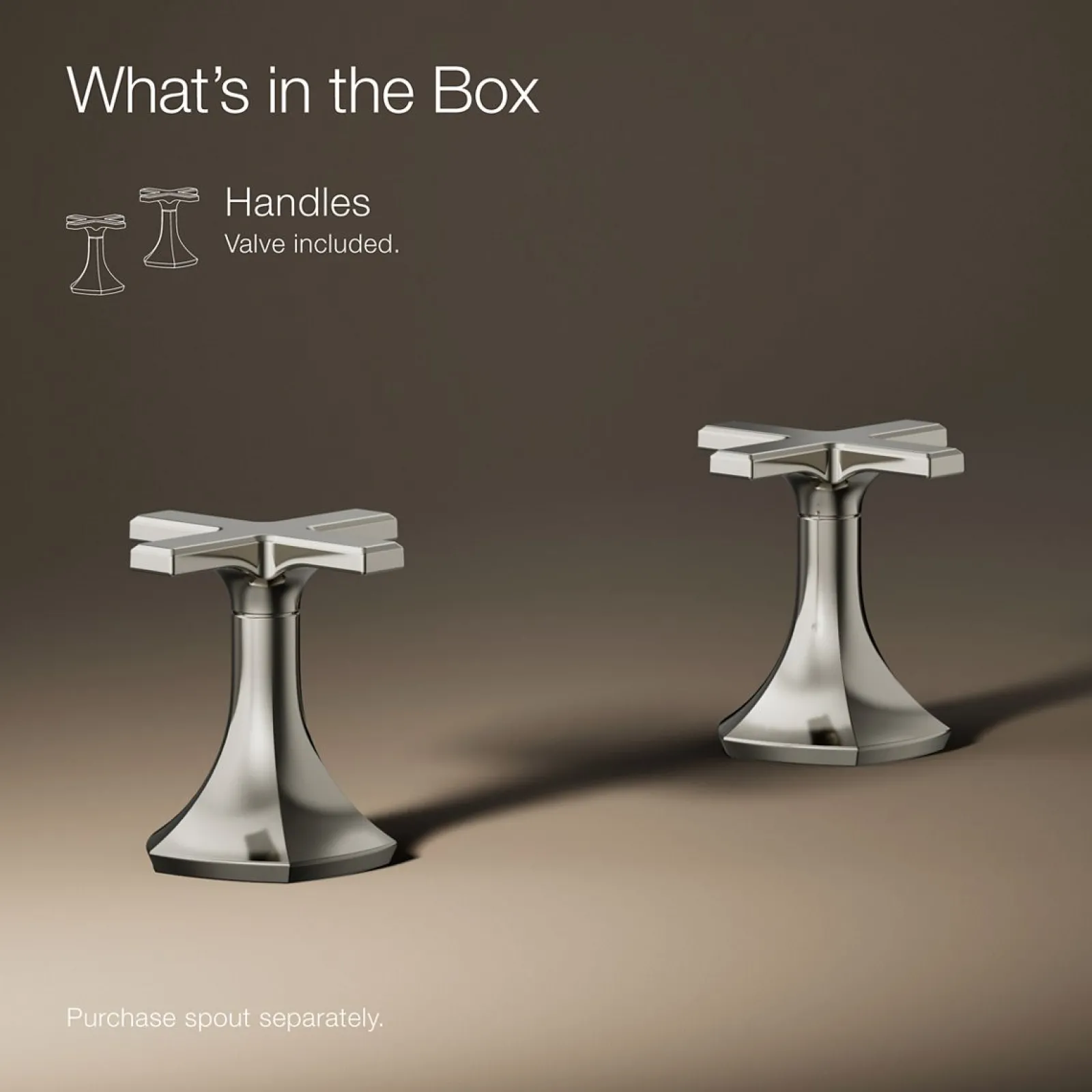 Cross bathroom sink faucet handles^Kohler Online
