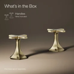 Cross bathroom sink faucet handles^Kohler Online
