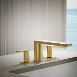 Deck-mount bath faucet^Kohler