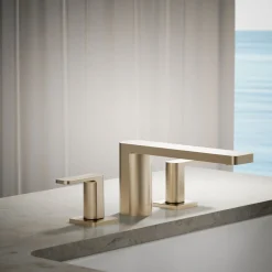 Deck-mount bath faucet^Kohler
