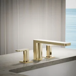 Deck-mount bath faucet^Kohler