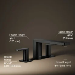 Deck-mount bath faucet^Kohler