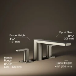 Deck-mount bath faucet^Kohler